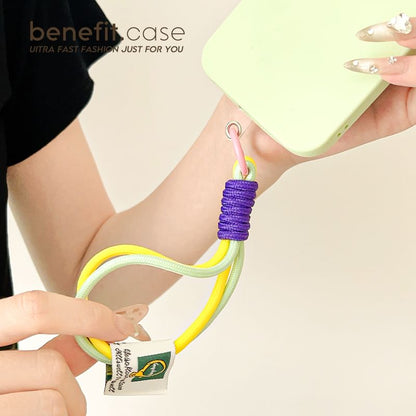 Applique Two-Tone Phone Strap