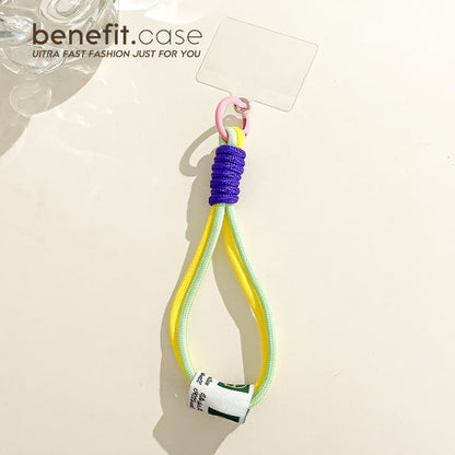 Applique Two-Tone Phone Strap