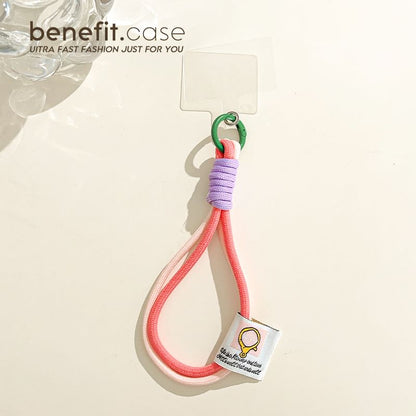 Applique Two-Tone Phone Strap