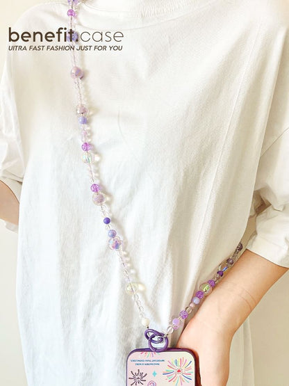 Lanyard Faux Bead Crystal Phone