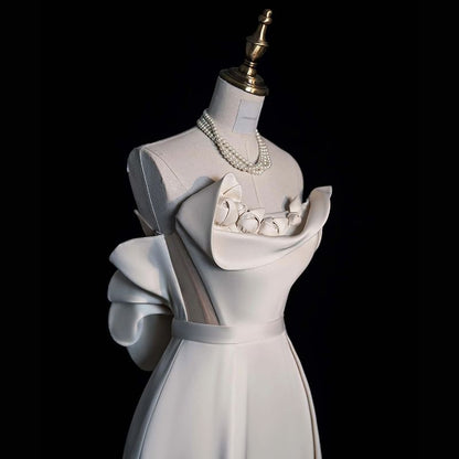 Plain Evening Gown Sheath Strapless