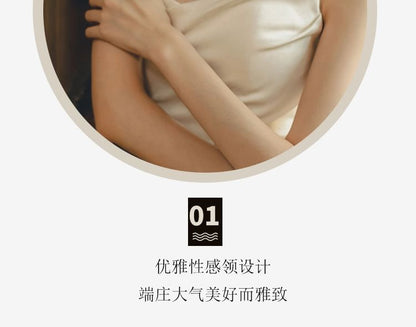 Wedding Gown A-Line Strapless Slit Hem