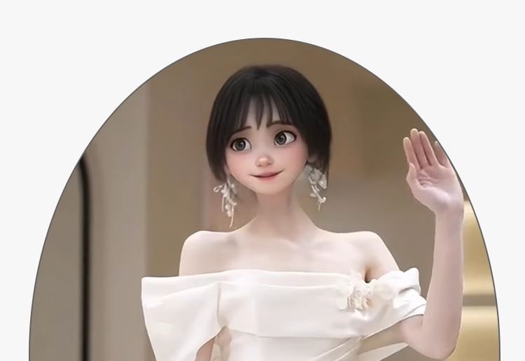 Gown A-Line Off Shoulder Wedding Trained