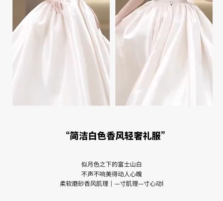 Gown A-Line Off Shoulder Wedding Trained