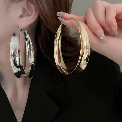 Thick Hoop Earring