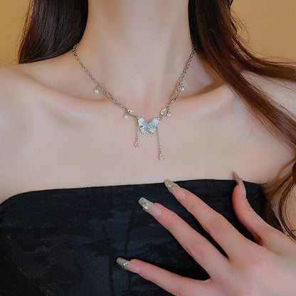 Butterfly Layered Necklace