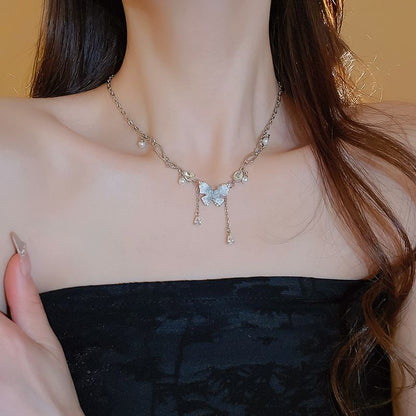 Butterfly Layered Necklace