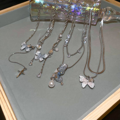 Butterfly Layered Necklace