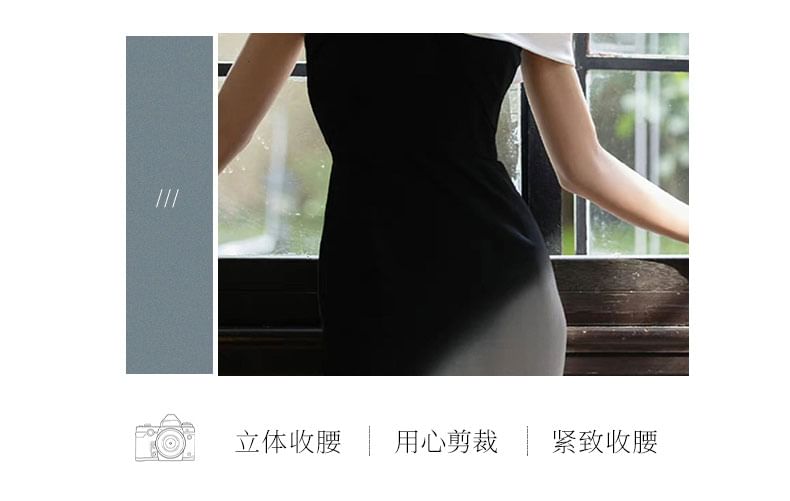 Shoulder Gown Tone Mermaid Evening Two Off