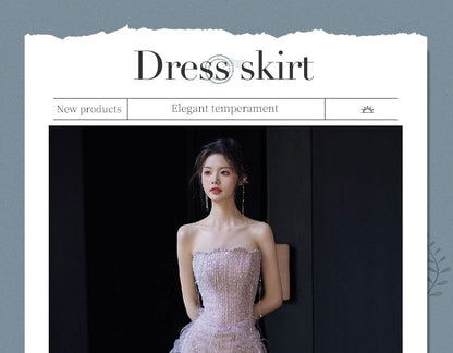 Evening Mermaid Gown Shoulder Off Ruffle Trim