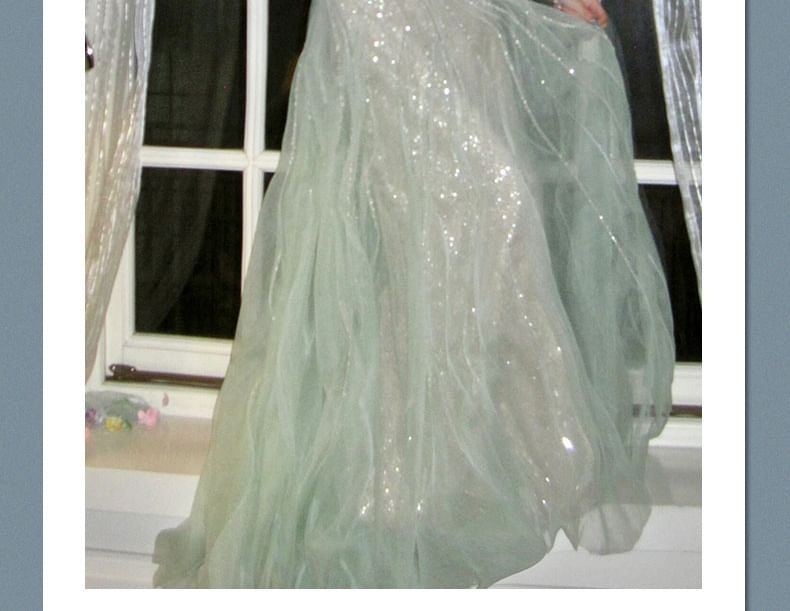 A-Line Gown Sequin Strapless Evening