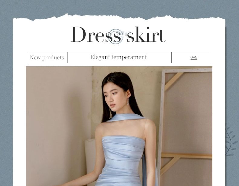 Sheath Plain Ruched Side-Slit Panel Gown Evening Mesh Sleeveless