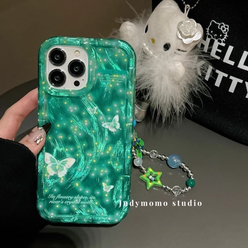 Strap Case Phone Butterfly