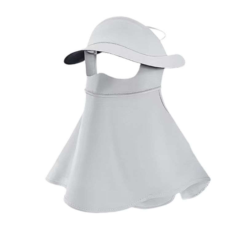 Flap Face Neck Protection Sun Cover Plain with