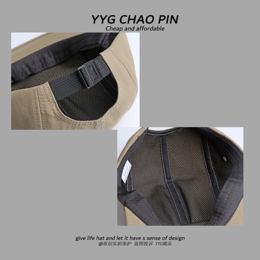 Lettering Baseball Cap Print