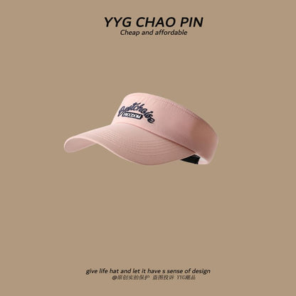 Visor Embroidered Sun Lettering