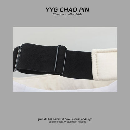 Lettering Embroidered Tone Two Visor Sun