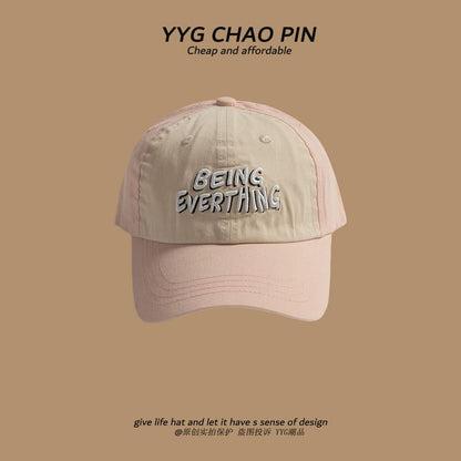 Embroidered Cap Baseball Two Tone Lettering