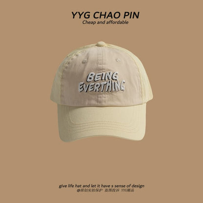 Embroidered Cap Baseball Two Tone Lettering