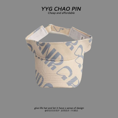 Visor Lettering Print Sun