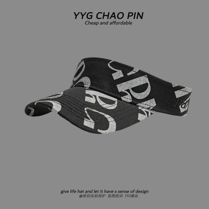 Visor Lettering Print Sun