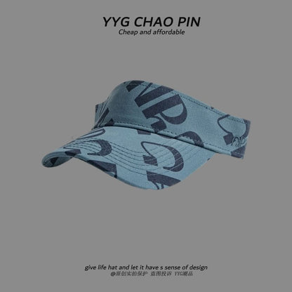 Visor Lettering Print Sun