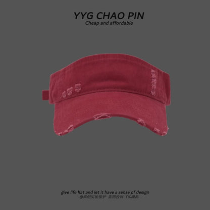 Distressed Sun Plain Visor