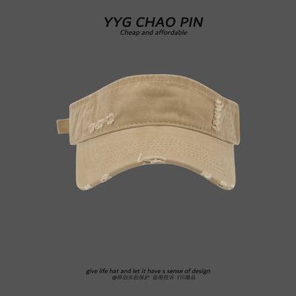 Distressed Sun Plain Visor