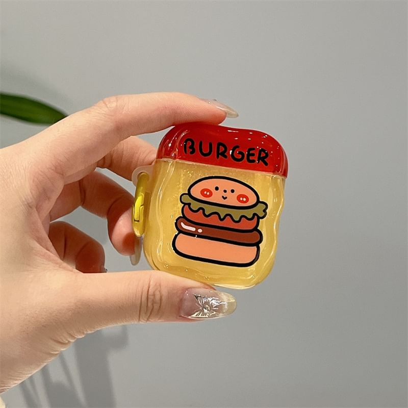 Burger French Fries Tomato Banana Airpods / Pro Earphone Case Skin