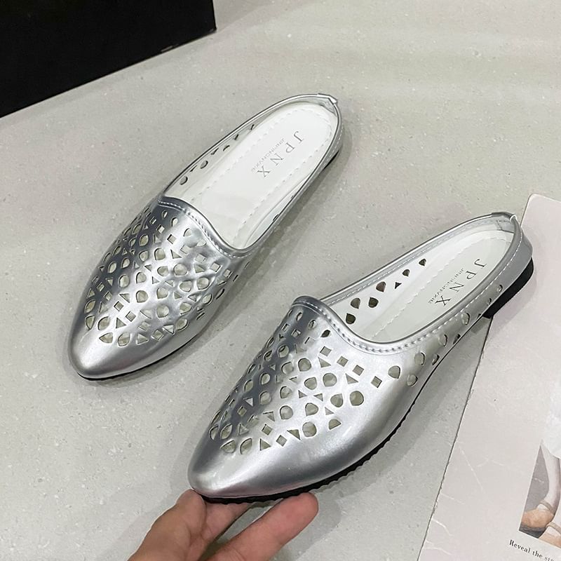 Perforated Mules