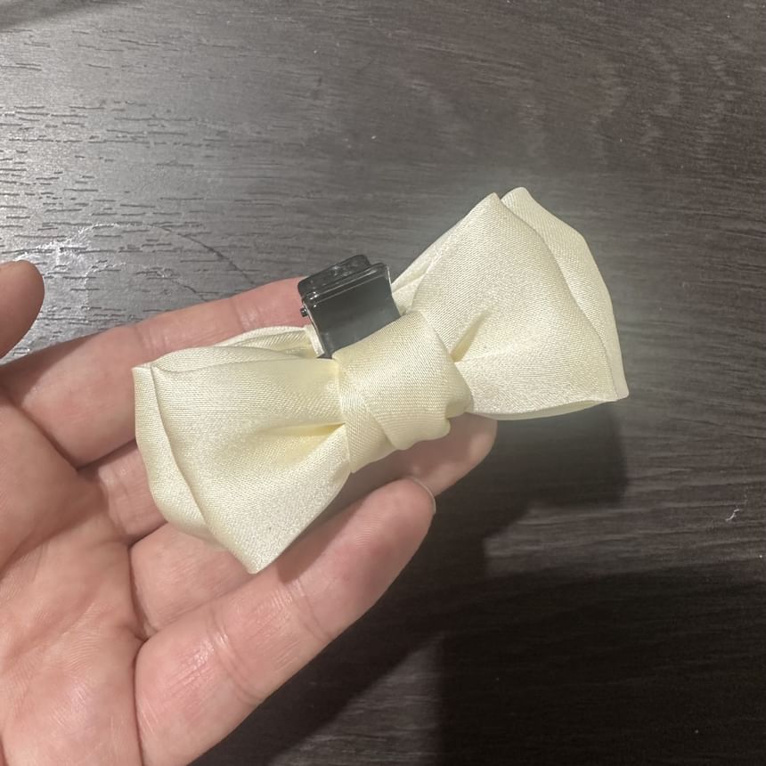 Bow Fabric Hair Clamp