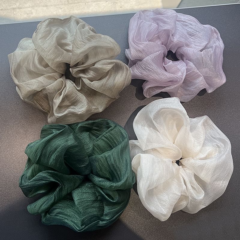 Plain Mesh Scrunchie