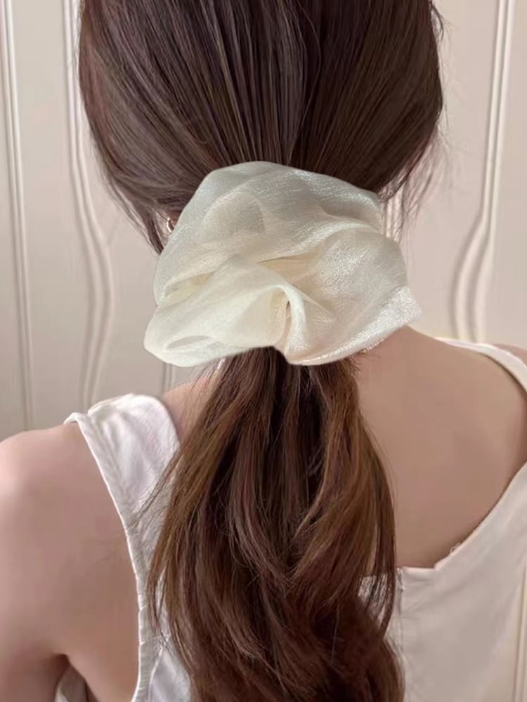 Plain Mesh Scrunchie