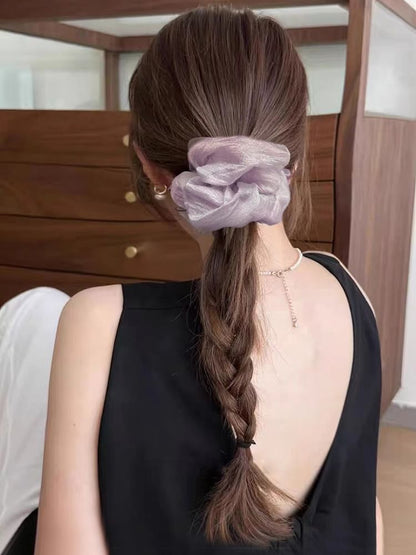 Plain Mesh Scrunchie