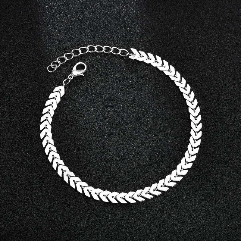 Wheat Alloy Anklet