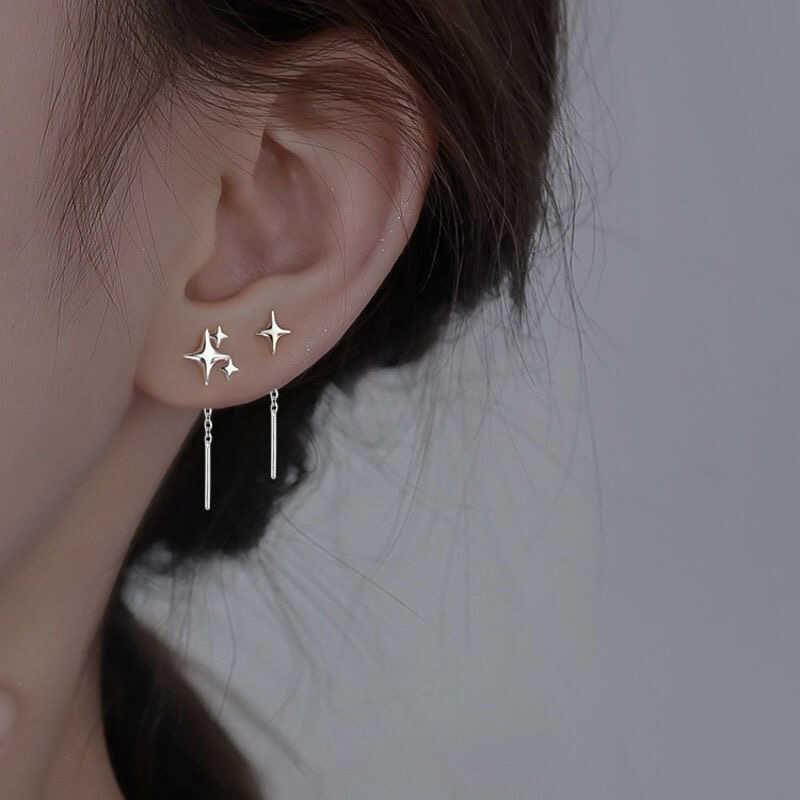 Clous d'oreilles / boucles d'oreilles à enfiler en forme d'étoile