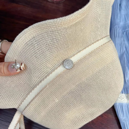 Bucket Ruffle Linen Hat Cotton