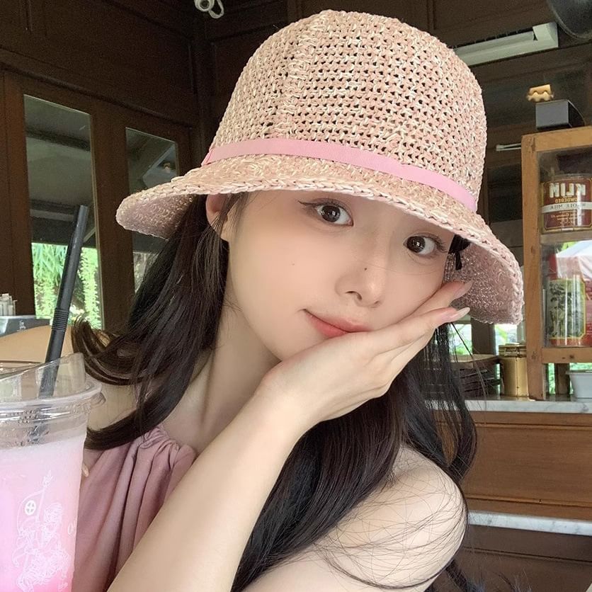 Hat Bucket Straw