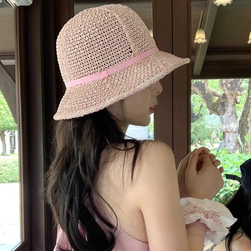 Hat Bucket Straw