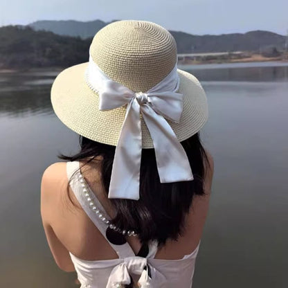 Straw Bow Hat