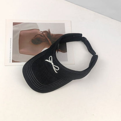 Bow Visor Embroidered Sun