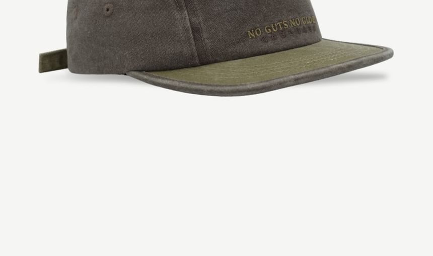 5 Embroidered Lettering Cap Panel