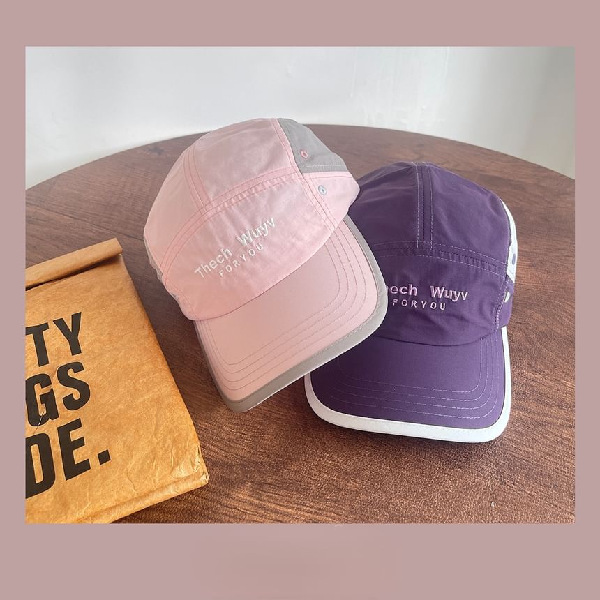 Embroidered Panel 5 Lettering Cap