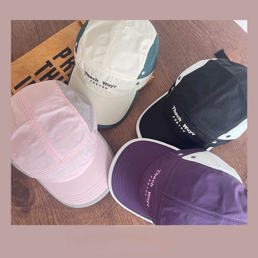 Embroidered Panel 5 Lettering Cap