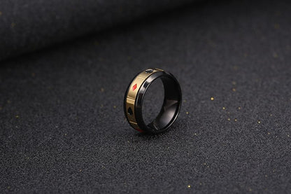 Poker Stainless Steel Ring