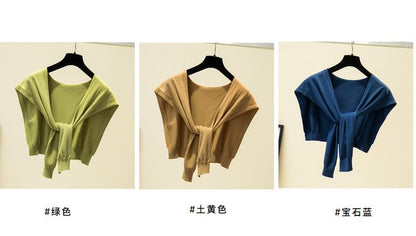 Knit Knot Shawl Plain