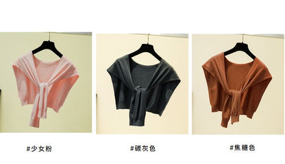 Knit Knot Shawl Plain