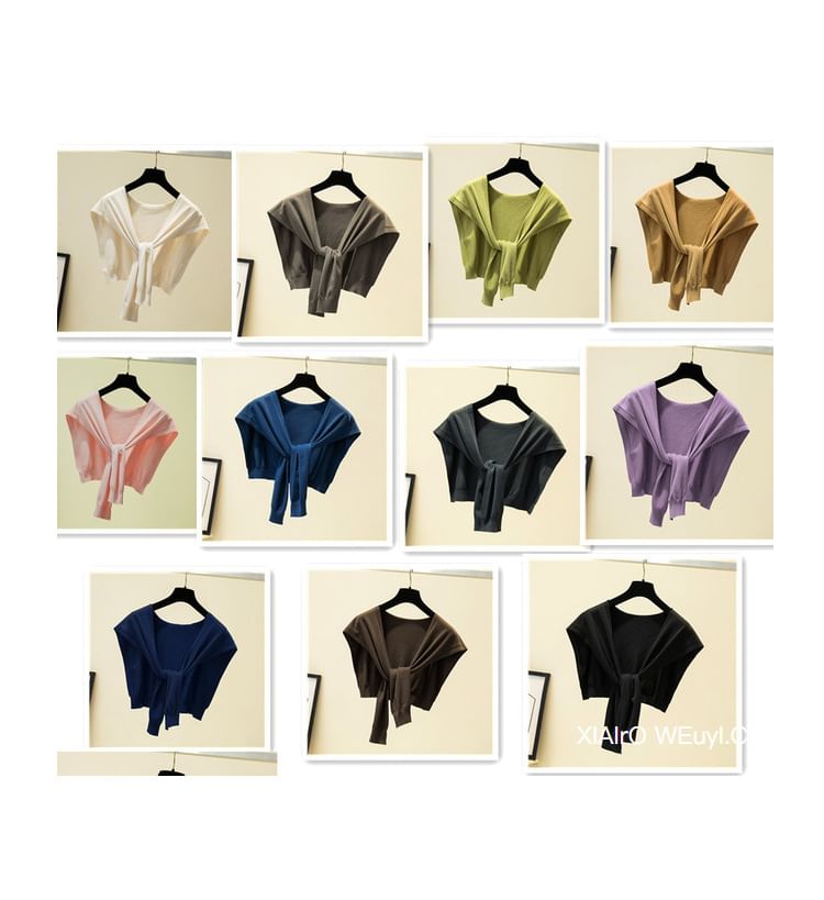 Knit Knot Shawl Plain