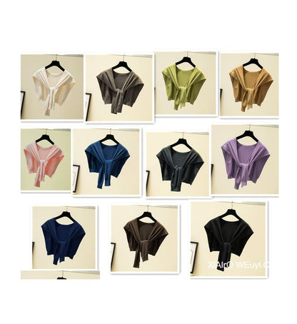 Knit Knot Shawl Plain