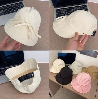 Plain Sun Quick Dry Bow Hat